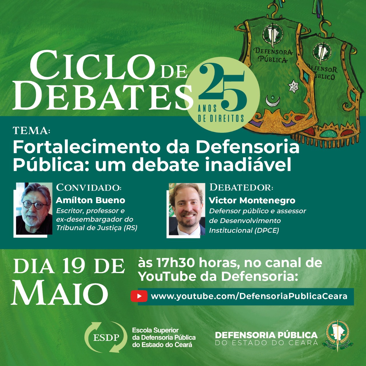 Ciclo de Debates - Fortalecimento da Defensoria Pública: Um Debate Inadiável