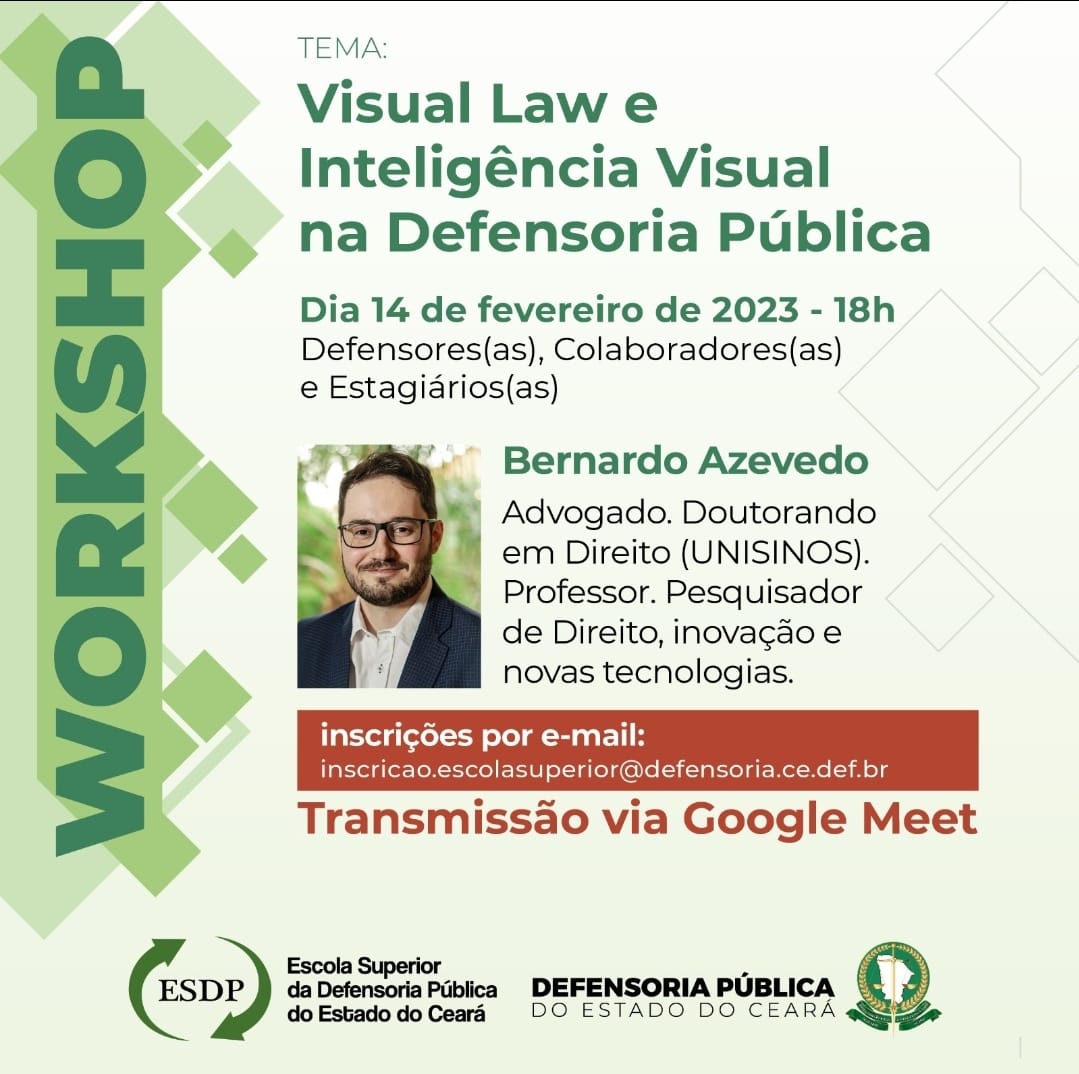 Workshop Visual Law e Inteligência Visual na Defensoria Pública