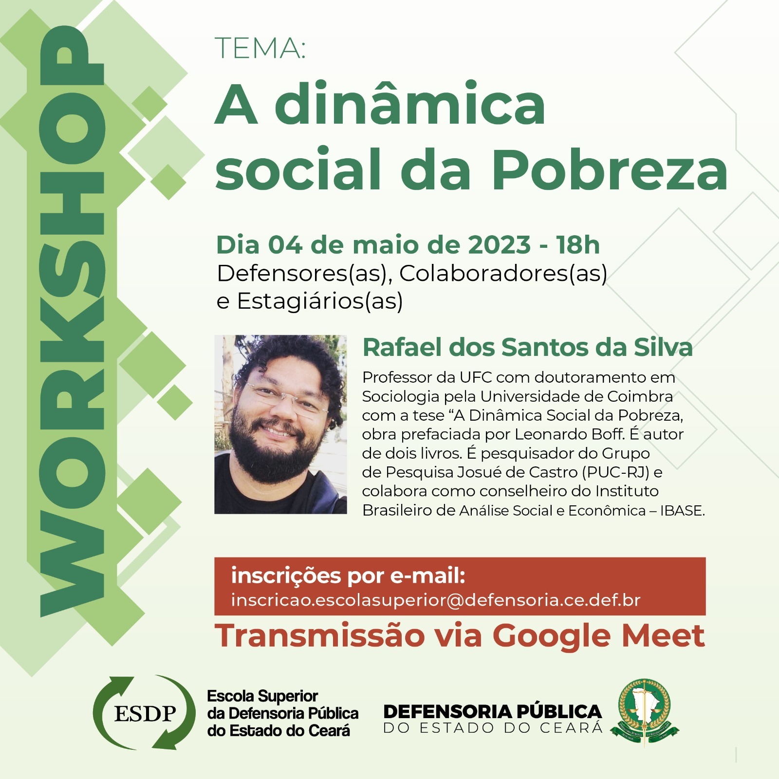 Workshop - A Dinâmica Social da Pobreza 