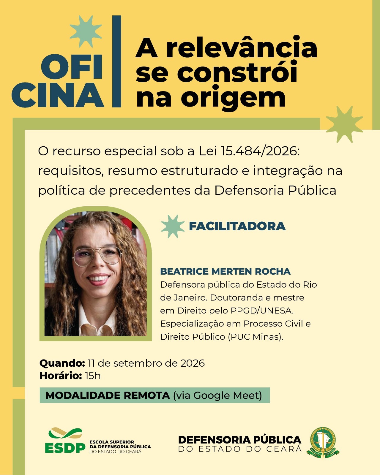 A relevância se constrói na origem